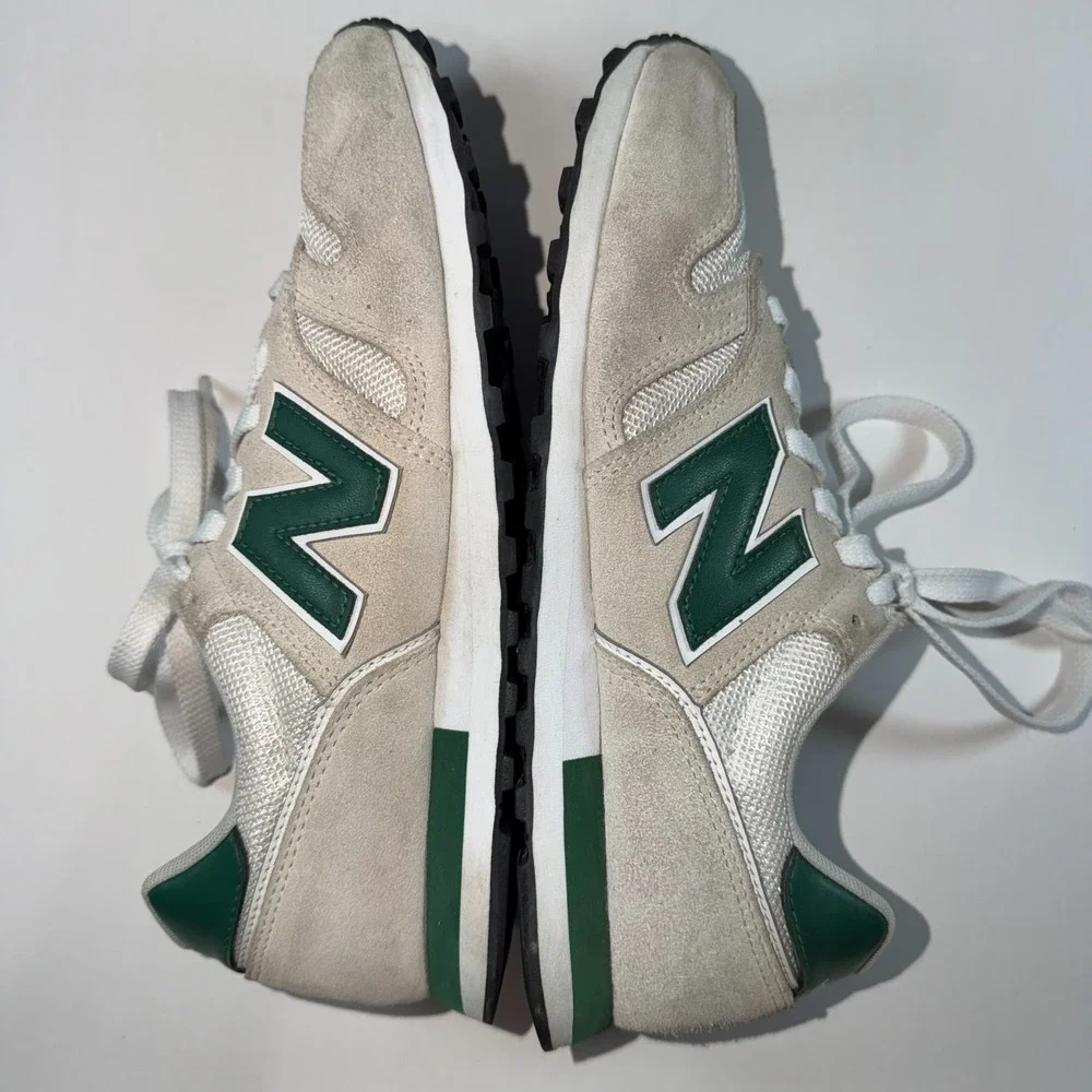 Men‎ 7.5 US New Balance Low Cut Sneakers White Green Ml373Vt2  Women's 9.0 US